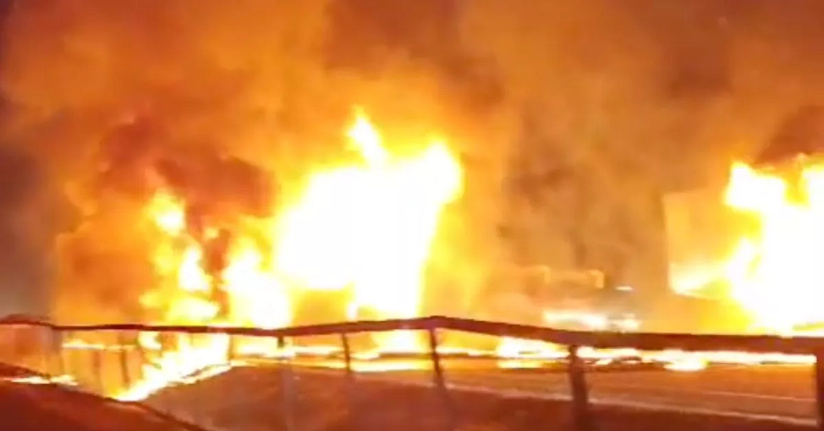 Karnataka: Sleeper Bus Catches Fire After Truck Collision on NH-48, Several Killed